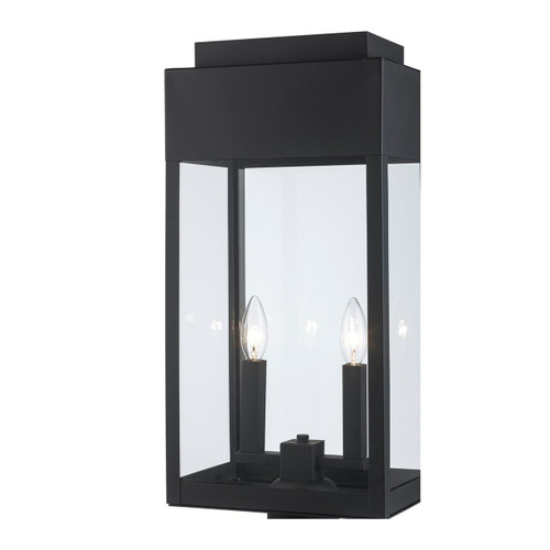Trans Globe 51524 BK Marley 2-Light Outdoor Post Mount 
