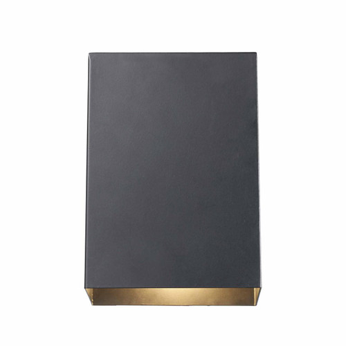 Trans Globe 51340 MB 1-Light Flush Metal Box Outdoor Wall Sconce 