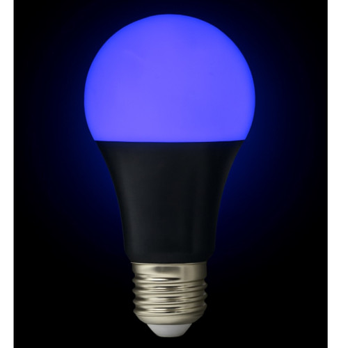 Cyber Tech LB40A-BLB - Black Light LED A19 Bulb - 7W - Blue Light 