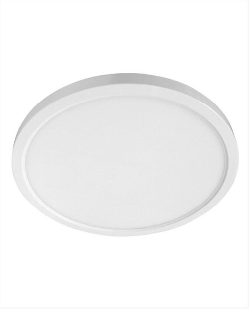 Cyber Tech C157RD-DISK/WH - 7" LED Flush Mount Disk - 3000K - Wet Rated 