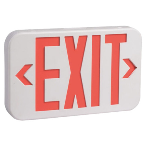 Cyber Tech E1LEDX-RD - Red LED Exit Sign with Battery Back Up 