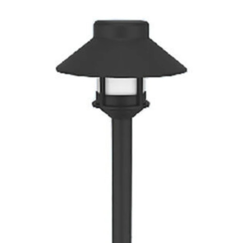 Cyber Tech LS2PCP-12V-BL - Outdoor Pathway Pagoda Light - Black UV Plastic Housing 