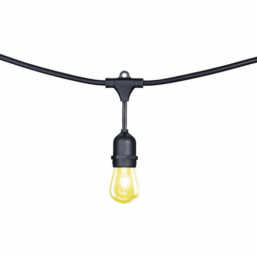 Cyber Tech SL-2409 - 24 Ft Outdoor LED String Light - 2200K - Weatherproof
