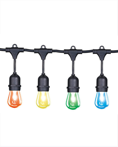 Cyber Tech SL-24RGB - 24 Ft LED Color Changing String Light - Multi-Color - Outdoor Rated 
