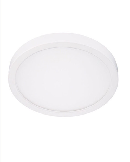 Cyber Tech C147RD-DISK/WH - 8" Round LED Flush Mount Disk Fixture - 3000K/4000K/5000K 