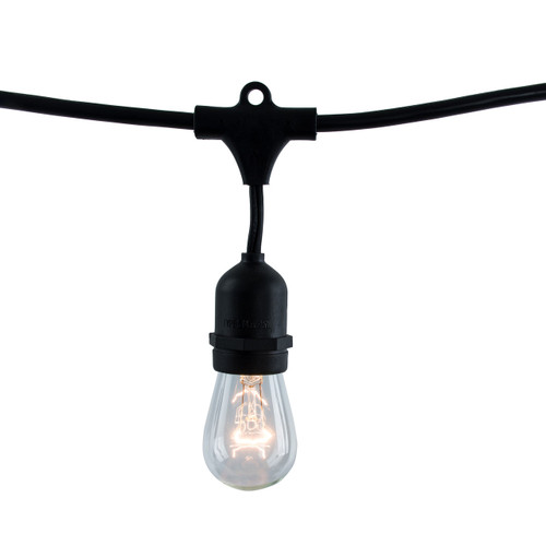 Bulbrite 812312 - 30' String Light Kit - 2700K - Wet Rated 