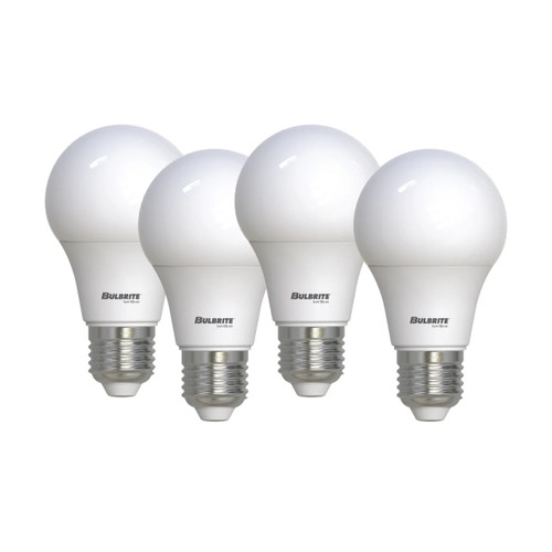 Bulbrite 774255 - LED A19 Bulb - Cool White 4000K - 4 Pack