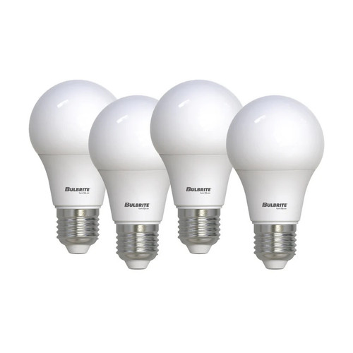 Bulbrite 774249 - LED A19 Bulb - Cool White 4000K - 4 Pack 