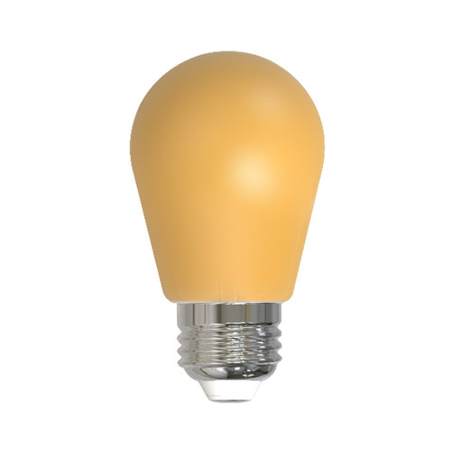 Bulbrite 776152 - LED S14 Filament Bulb - Yellow - Wet Rated 