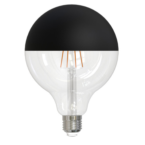 Bulbrite 776836 - LED G40 Globe Bulb - 2700K - Half Black Finish