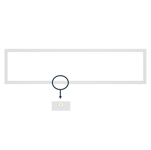 Halco 90527 - 1x4 LED Flat Panel Emergency Battery - CCT Selectable - Controls Ready 