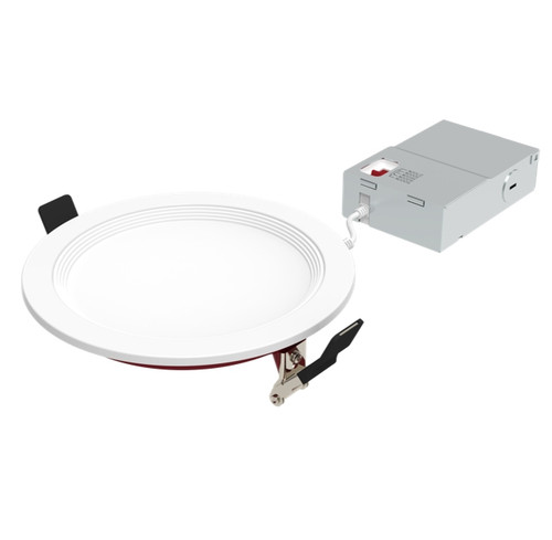 Halco 89205 - 6" Fire Rated Slim Downlight - CCT Selectable - Baffle Trim