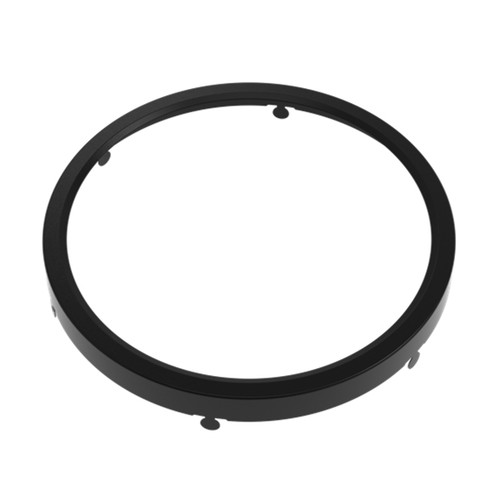 Halco 83928 - 7" Surface Mount Disk Trim - Black Finish - Accessory 
