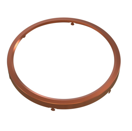 Halco 83934 - 9" Surface Mount Disk Trim - Brushed Copper - Accessory
