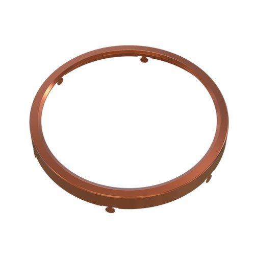 Halco 83930 - 7" Surface Mount Disk Trim - Brushed Copper - Accessory 
