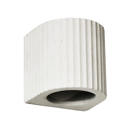 Euri Lighting EOL-WL62CW-1100 - Corinthian Concrete Wall Light - Cream White - Wet Rated 