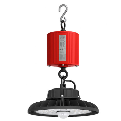320W UFO LED High Bay Light – Motion Sensor – Emergency Backup – 277V/347V/480V - 40K/50K 
