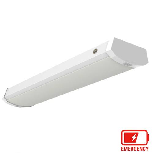 Bulbrite 773505 - 2' Emergency LED Wrap Light - Battery Backup - CCT Selectable 