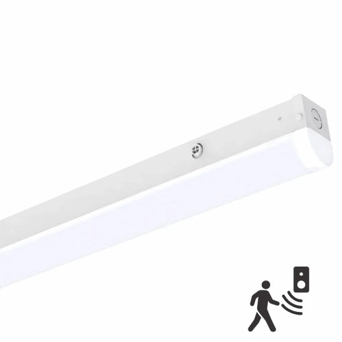 4ft LED Linear Strip Light with Motion Sensor - Surface Mount - 120V/277V - 3500K/4000K/5000K 