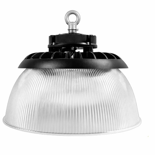 150W UFO LED High Bay Light with Clear Prismatic Polycarbonate Reflector 