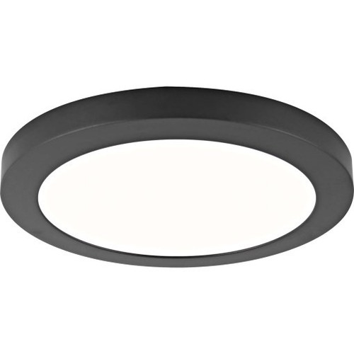 Volume V7144-5 - 8" Black Round LED Surface Mount - 3000K - 14W Dimmable