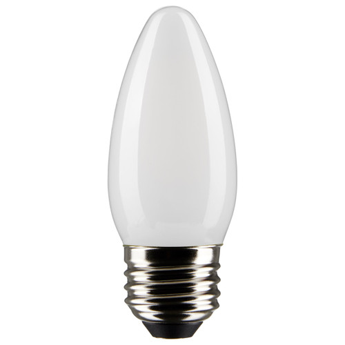 Satco S21880 - 4W B11 LED Filament Bulb - 5000K - E26 Medium Base 