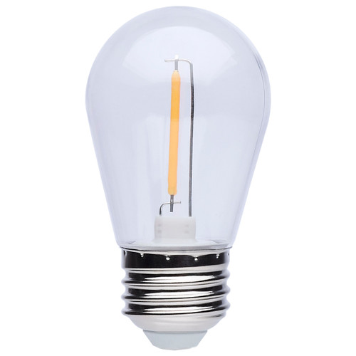 Satco S8027R1 - S14 LED String Light Replacement - 2200K - E26 Medium Base