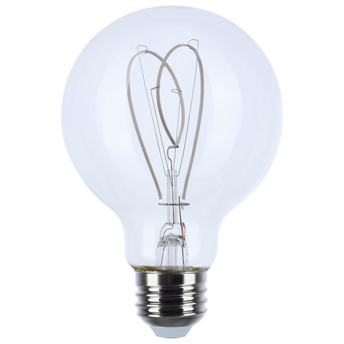 Satco S11528 - 6W G25 Flex Filament LED Bulb - 2700K - E26 Dimmable