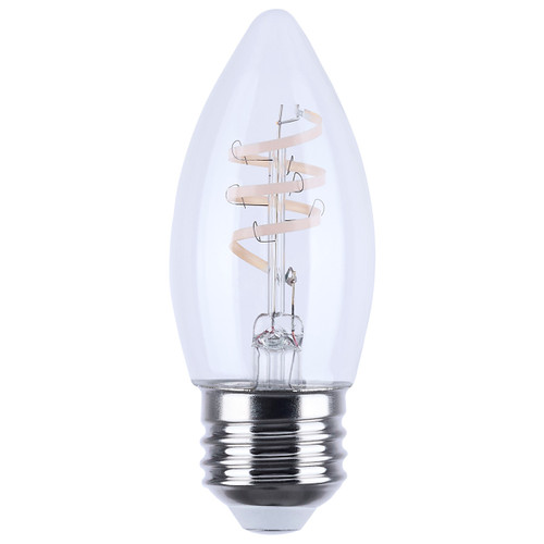 Satco S12555 - 4W B11 LED Reminiscent Bulb - 3000K - Dimmable 