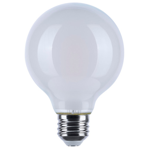 Satco S12153 - 8W LED G25 Bulb - 3000K-2000K Warm Dimming - Medium Base