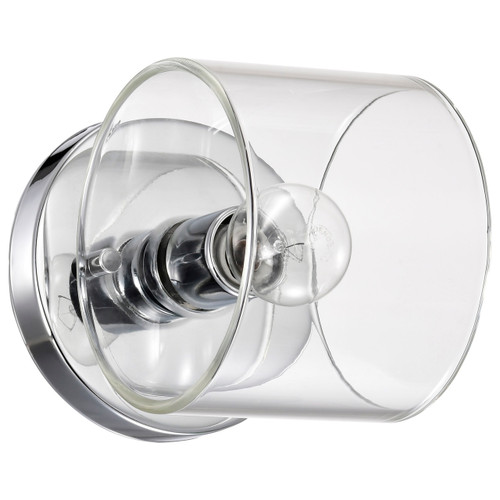 Satco 60-8071 - Marlowe 1-Light Vanity - Polished Nickel - E12 Candelabra Socket 