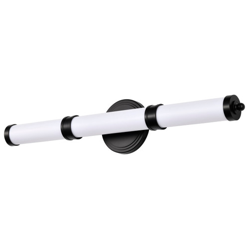 Satco 62-678 - Kagen LED Medium Vanity - 3000K - Matte Black, 26W Dimmable 