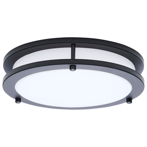 Satco 62-1975 - Glamour LED 10 Inch Flush Mount - CCT Selectable - Black 