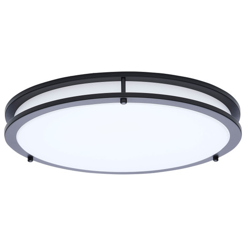 Satco 62-1977 - Glamour 17in LED Flush Mount - CCT Selectable - 25W 