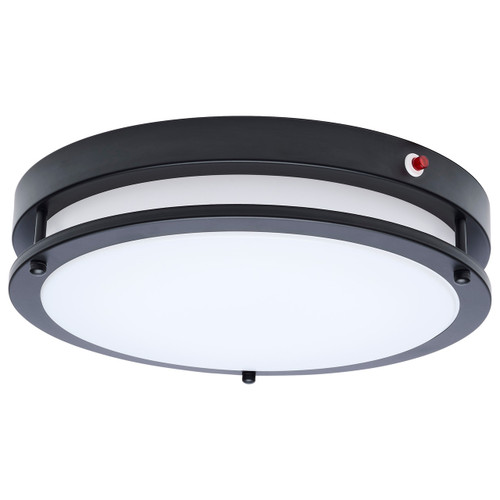 Satco 62-1891 - 13 Inch LED Flush Mount - CCT Selectable - Emergency Battery 