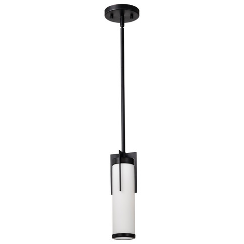 Satco 60-8053 - Roselle Mini Pendant - Matte Black - E26 Medium Base 