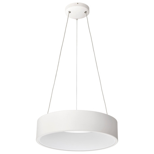 Satco 62-1455R1 - Orbit 20W LED Pendant - CCT Selectable - White Finish 