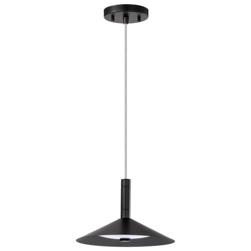 Satco 62-2071 - 10 Inch LED Pendant - CCT Selectable - Matte Black - 18W 