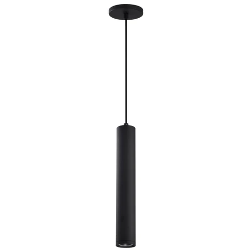 Satco 62-816 - Century 12W 16" LED Pendant - 3000K Soft White - Matte Black 