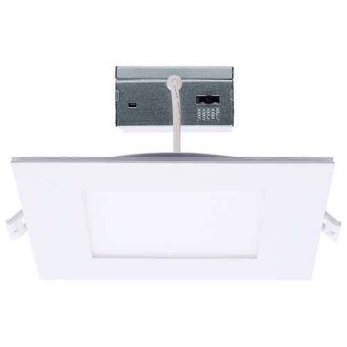 Satco S11889 - 6" Square LED Downlight - CCT Selectable - 12W w/ Nightlight 
