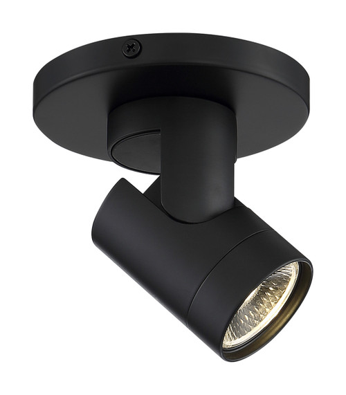 Satco 62-1105 - 12W LED Monopoint Barrel Track Head - 3000K - 36° Beam 