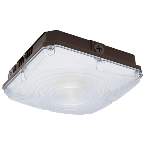 Satco 65-982 - 8.5in LED Canopy Fixture - CCT Selectable - Motion Sensor 