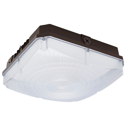 Satco 65-983 - 10in LED Field-Selectable Canopy - CCT Selectable - Motion Sensor 