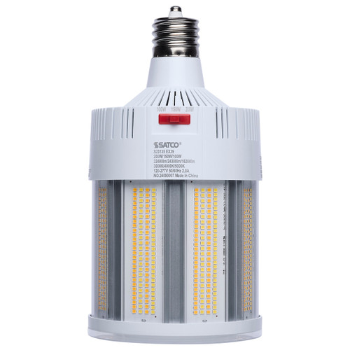 Satco S23135 - LED Corncob Lamp - CCT Selectable - Mogul EX39 Base 