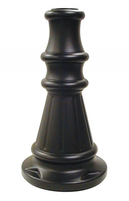 Wave Lighting 2420 Black Polyethylene Decorative Base Cover 