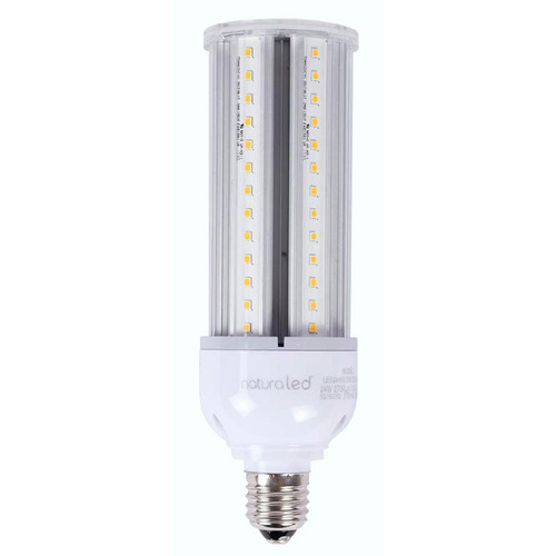 NaturaLED 5967 - LED28HID/E26/310L/827 - 28W LED Corn Bulb - 2700K