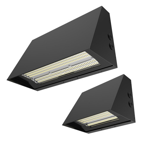 NaturaLED 9820 - Black Full Cut-Off Wall Pack - CCT Selectable - 25/30/40W 