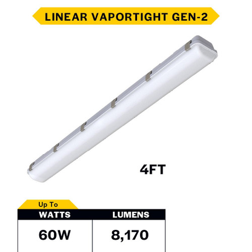 Halco 28111 - 4ft Linear Vaportight - CCT Selectable - IP66