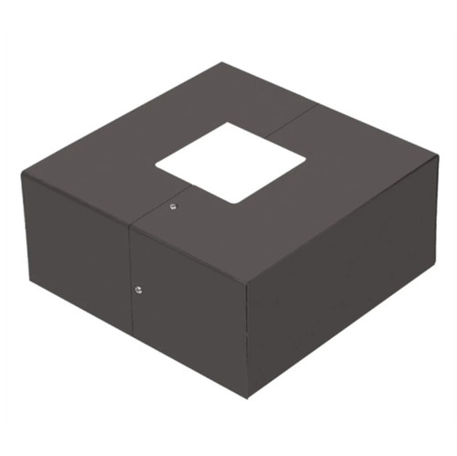 Halco 741209 - 5in Square Pole Base Cover - Steel - 2-Piece