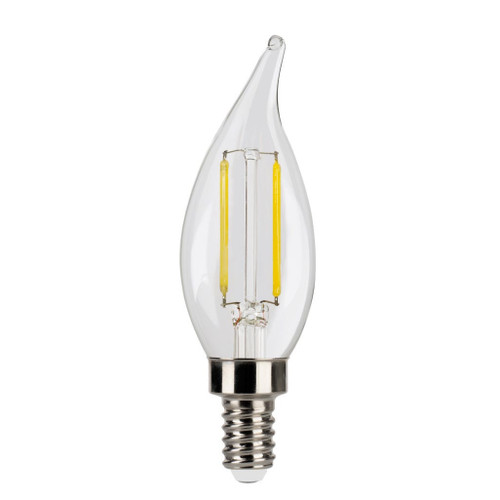 Halco 82599 - LED Filament CA11 Lamp - Daylight (5000K) - E12 Dimmable 